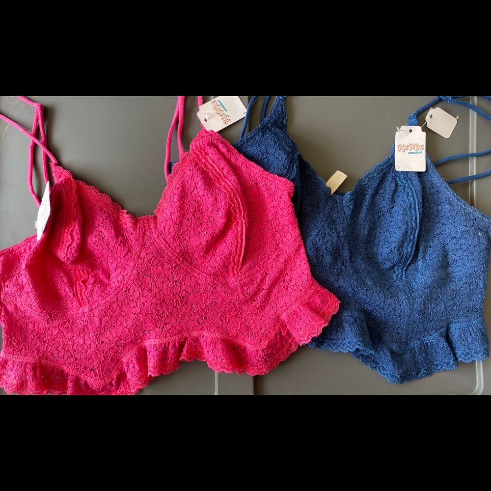 Free people bralettes